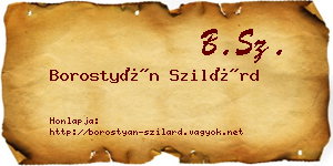 Borostyán Szilárd névjegykártya